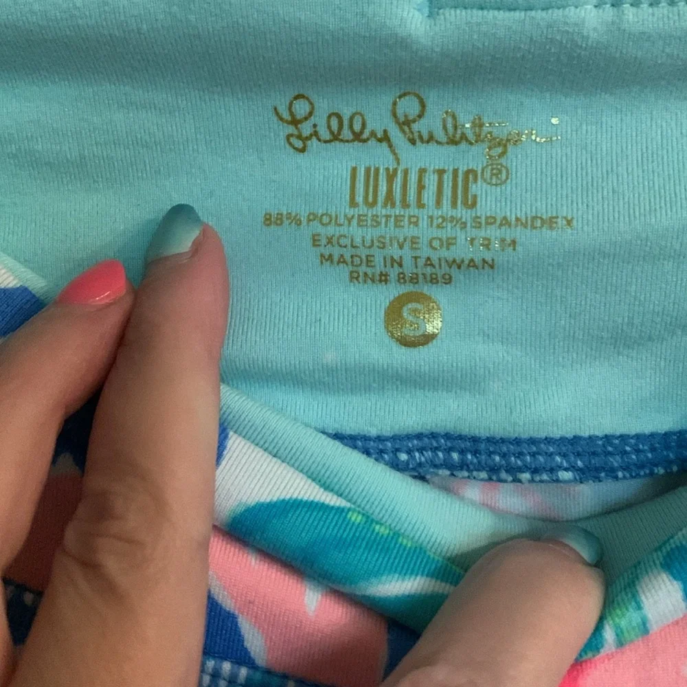 Lilly Pulitzer luxletic Tropical Leggings small - Picture 7 of 11